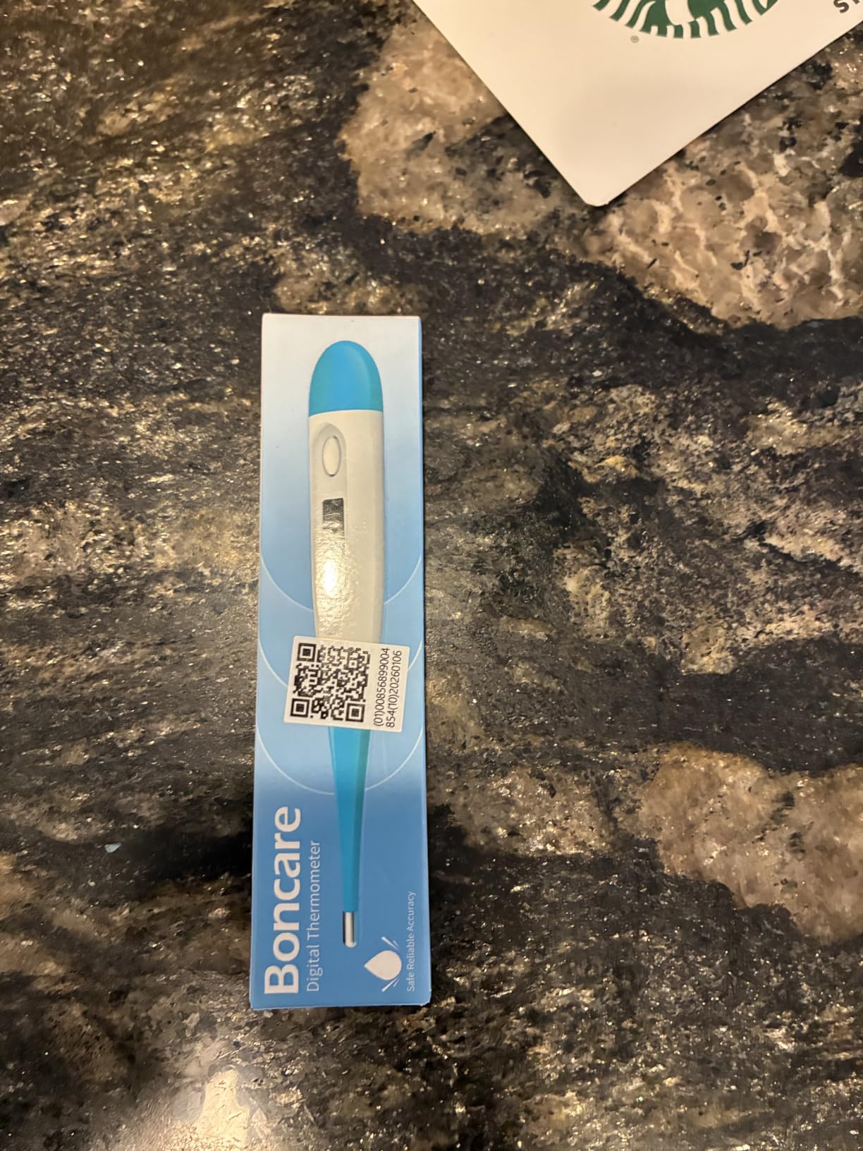 Boncare 10 Seconds Oral Thermometer for Adults and Kids, Light Blue customer photo 1