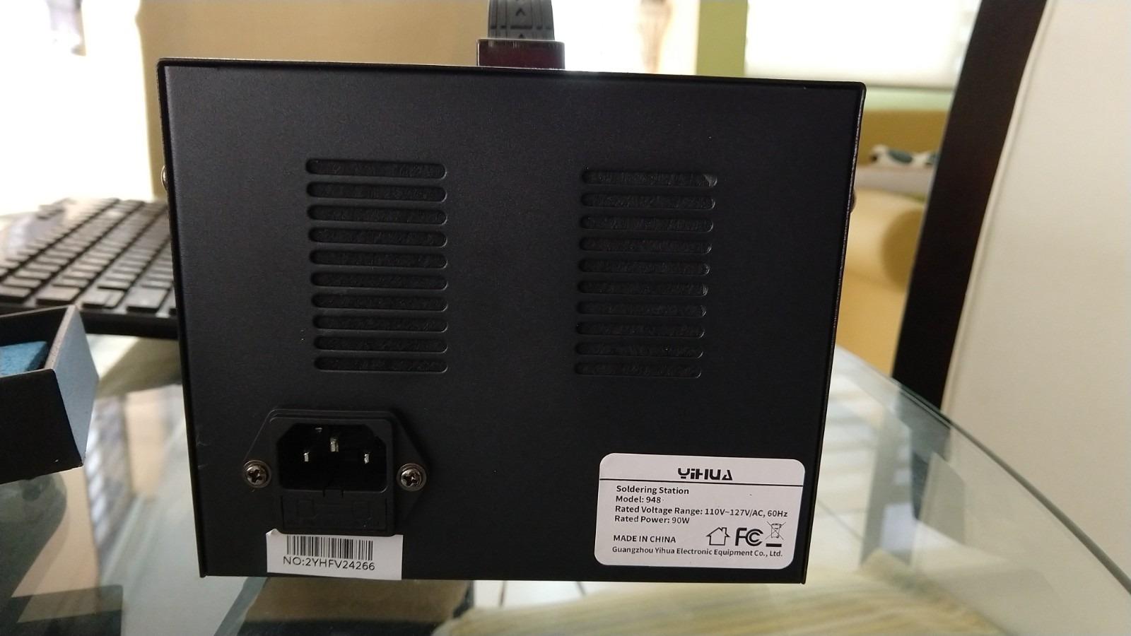 YIHUA 948 Standard Desoldering Station, 80W, with Auto Shutoff, Variable Precise Temperature (716°F ~ 896°F), ºC/°F display, Sleep Function and More. customer photo 1