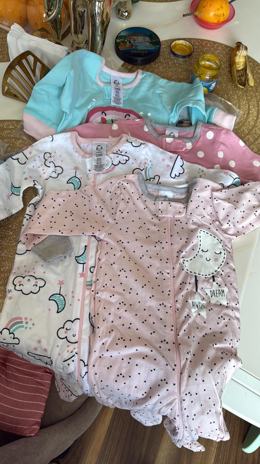 Gerber Baby Girls 4-Pack Sleep 'N Play Footie customer photo 1