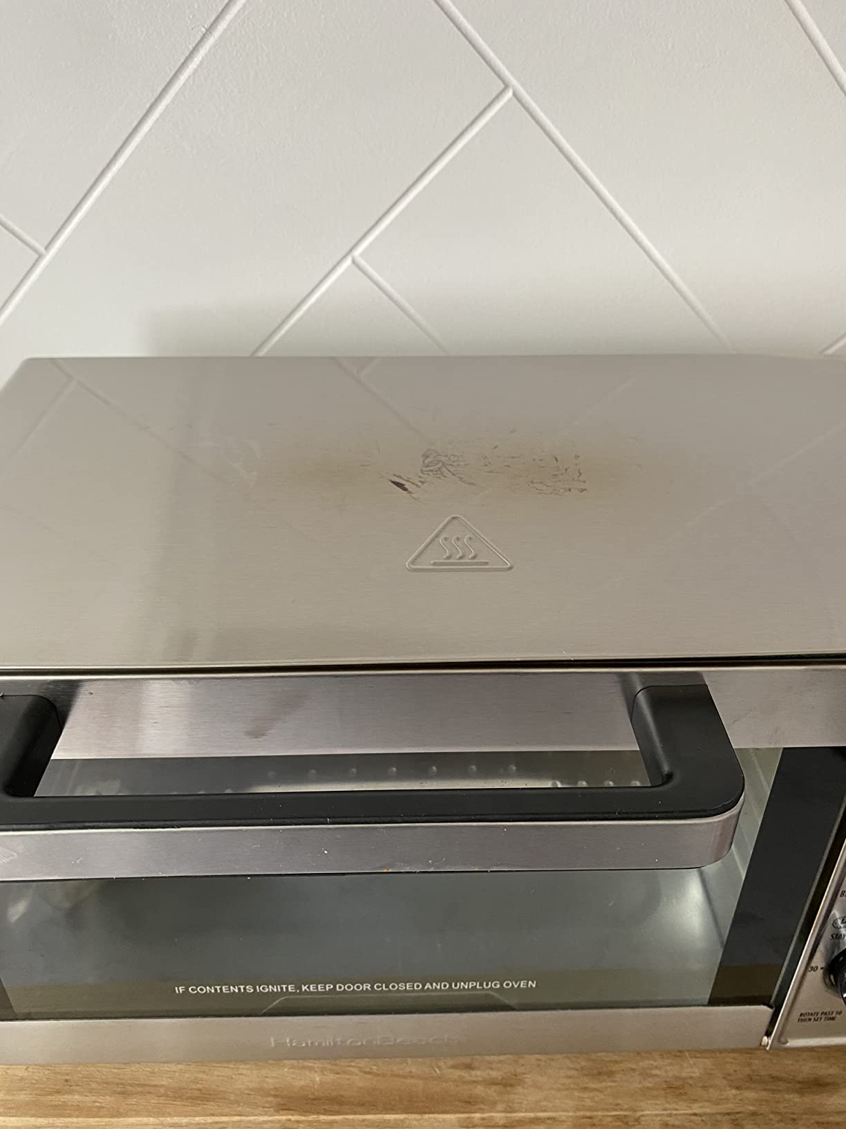 Hamilton Beach 4 Slice Countertop Air Fryer Toaster Oven Combo customer photo 1