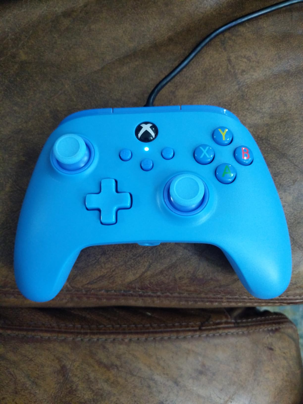 PowerA Wired Controller for Xbox Series X|S - blue, gamepad, video game/gaming controller, works with Xbox One, Officially Licensed customer photo 2