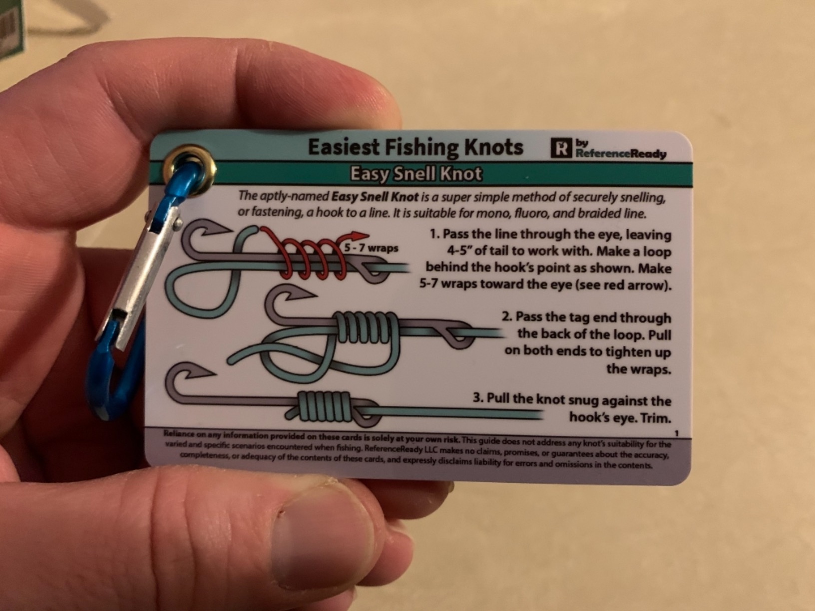ReferenceReady Easiest Fishing Knots Pocket Guide for Beginners customer photo 2