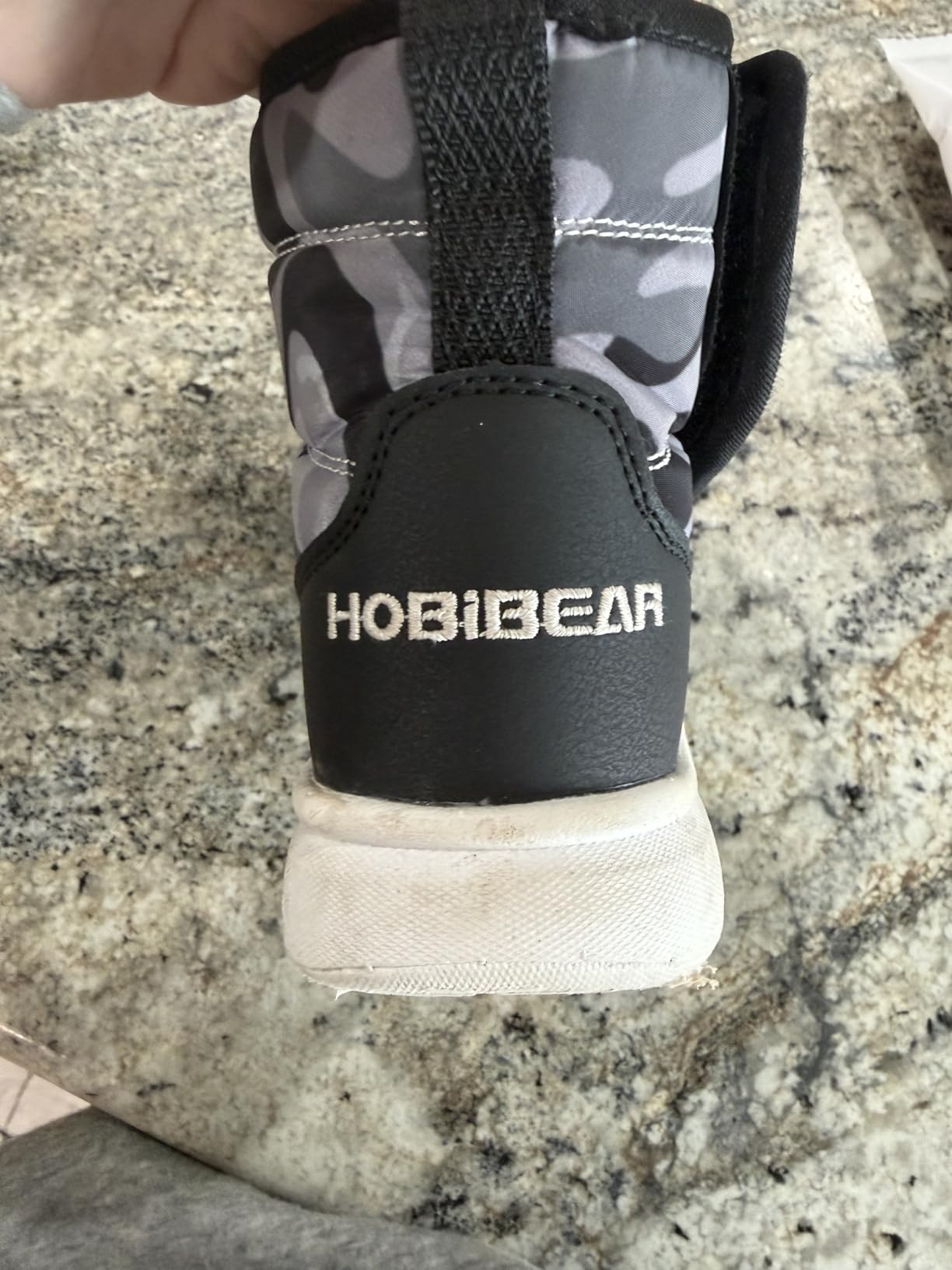 HOBIBEAR Boys Girls Toddler Snow Boots Waterproof Slip Resistant Outdoor Winter Shoes(Toddler/Little Kids/Big Kids) customer photo 2