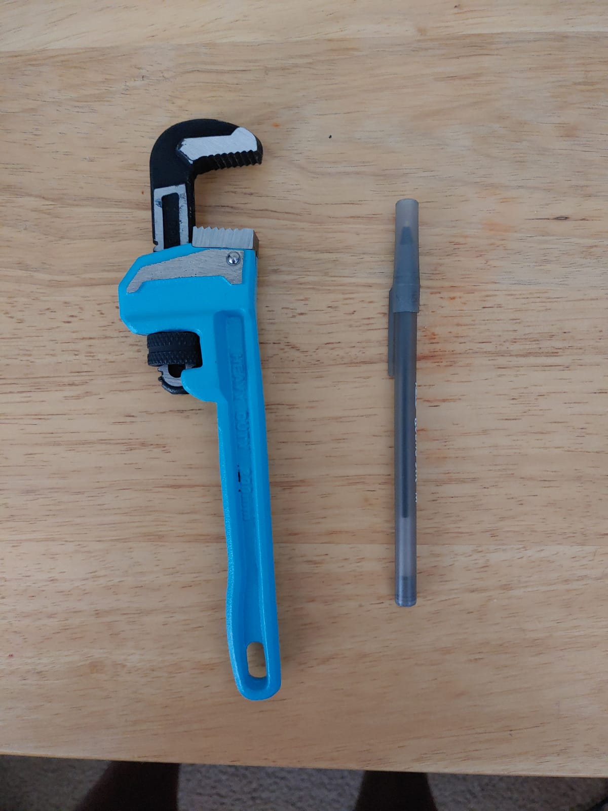DURATECH 8-Inch Heavy Duty Pipe Wrench, Adjustable Plumbing Wrench customer photo 2
