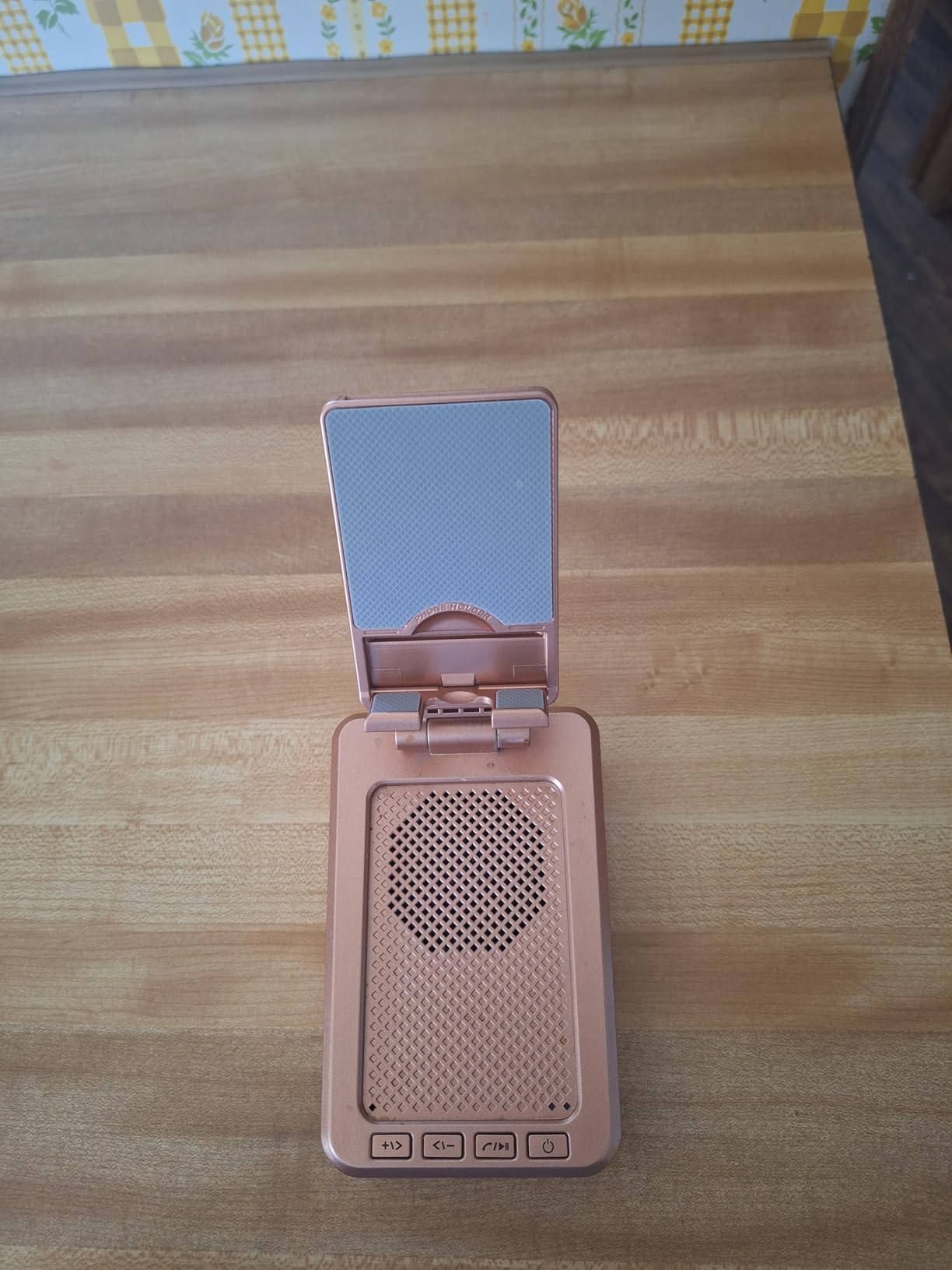 JTEMAN Cell Phone Stand with Bluetooth Speaker,Birthday Gifts for Men Women customer photo 1