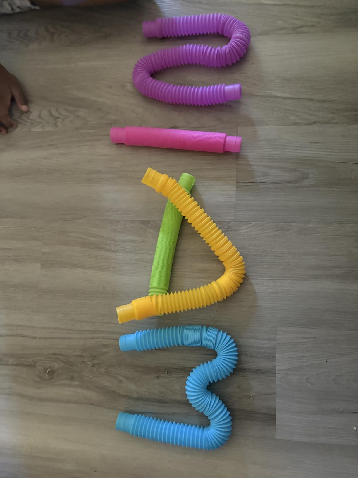 Nutty Toys Pop Tubes - Large 8-Pack Sensory Toys - Creative STEM Learning for Kids & Toddlers - Connect & Pop! Top ADHD Autism Fidget 2026, Best Boy & Girl Christmas Stocking Stuffers Gifts Idea customer photo 1