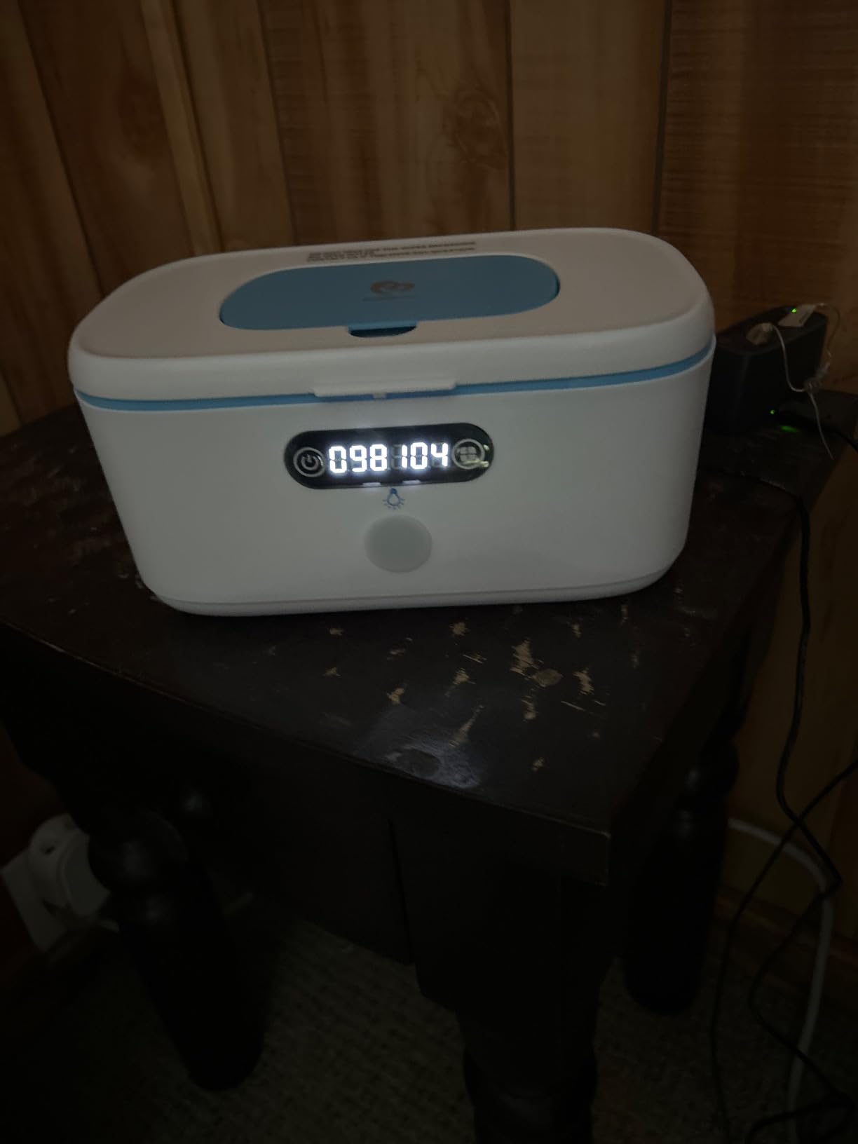 Bellababy Wipe Wamer for Vehicle and Home Use, Baby Wet Wipes Dispenser and Diaper Wipe Warmer with Night Light,Temperature Display,No Need Water and Sponge, ℉ and ℃ Convertible customer photo 1