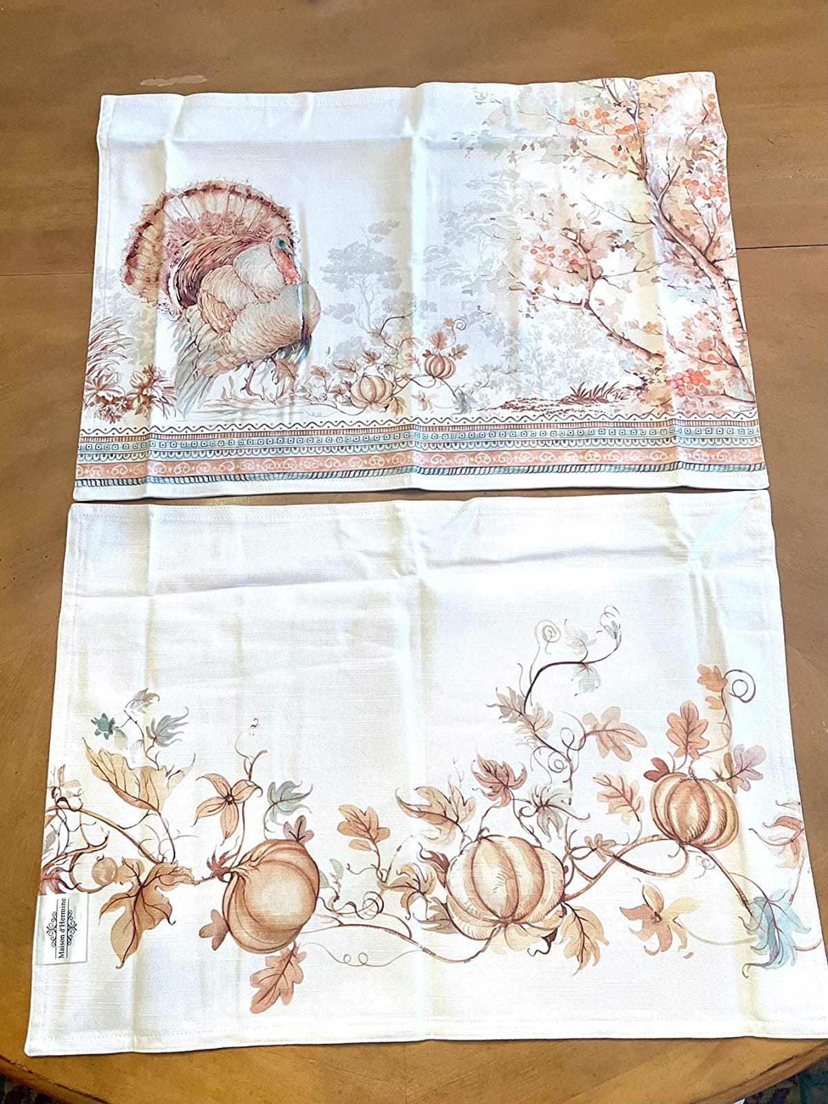 Maison d' Hermine Placemats Set of 4 Reusable 100% Cotton (13