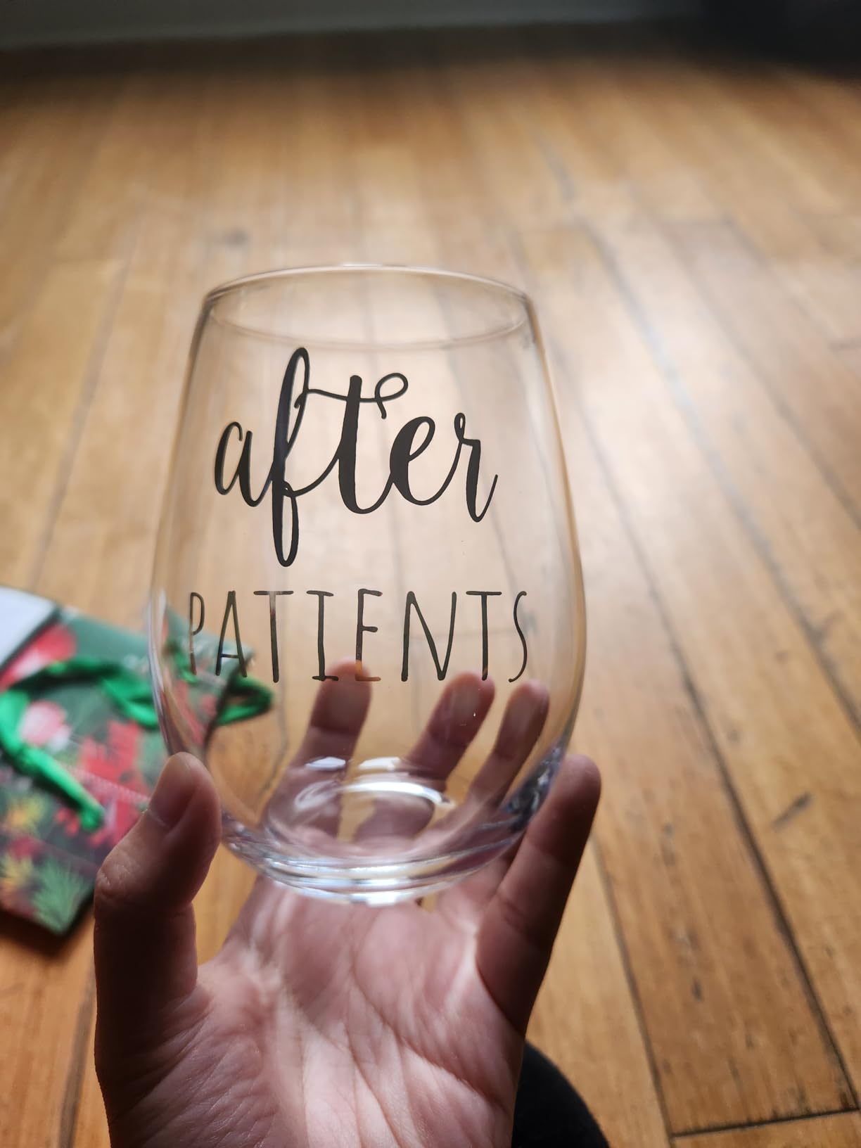 Before Patients, After Patients 11 oz Coffee Mug and 18 oz Stemless Wine Glass Set Gifts Idea for Nurses, Doctors, Hygienists, Physician, Dentists Unique Birthday Graduation Gifts Idea customer photo 2