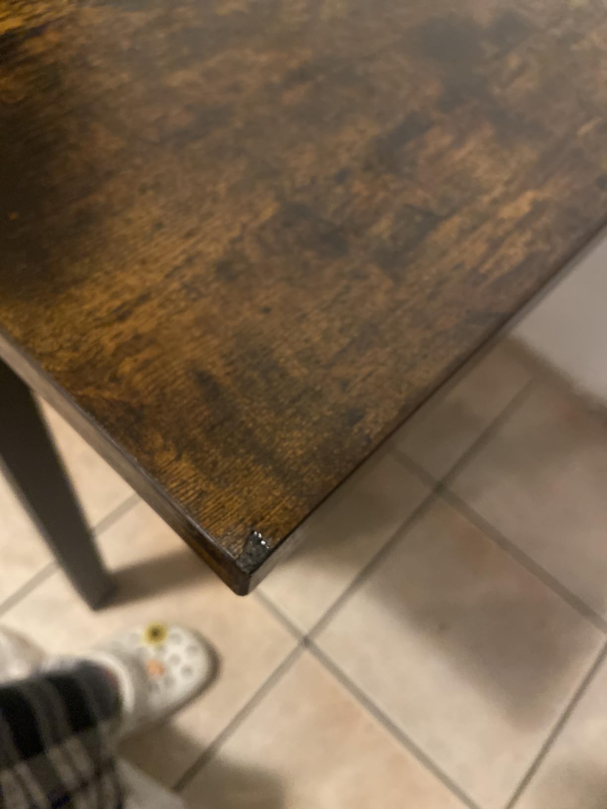 VASAGLE Folding Dining Table, Kitchen Table customer photo 1