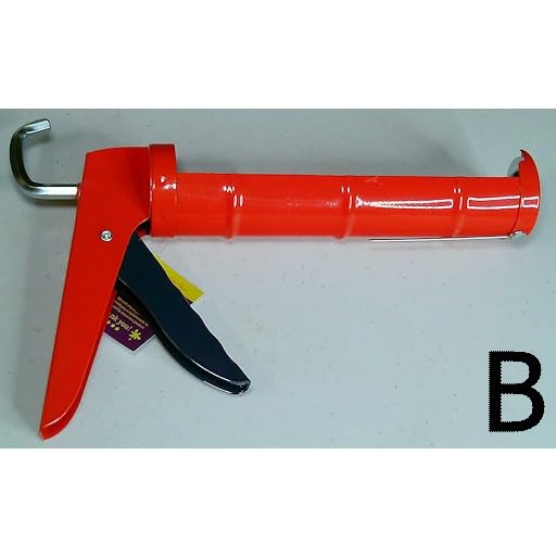 Bates- Caulking Gun, 10:1 Thrust Ratio, Orange, No Drip Sealant Gun customer photo 1