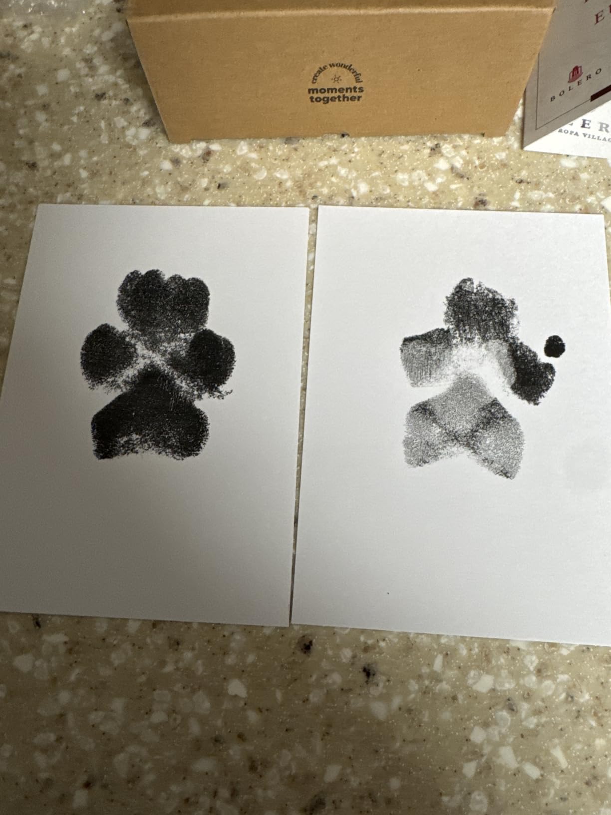 4pk Inkless Baby Hand and Footprint Kit, Mess Free Ink Pads (Jet Black, R) customer photo 1