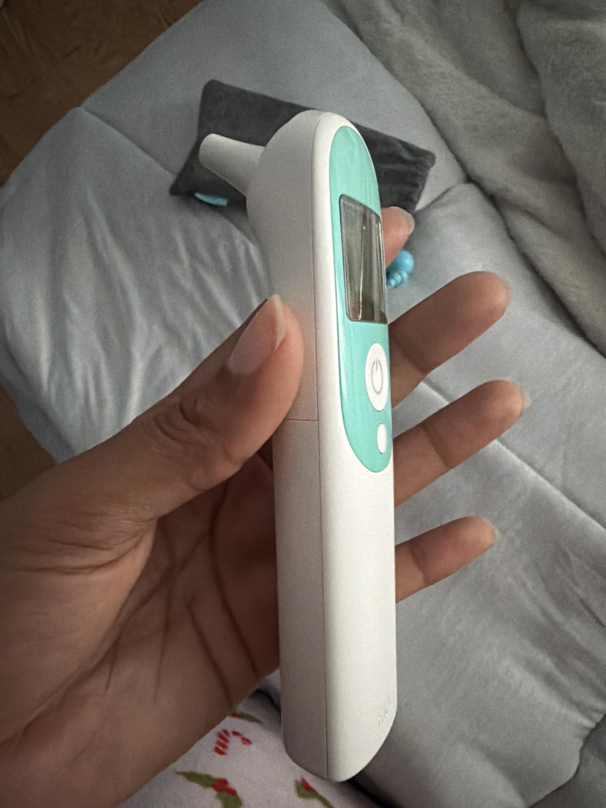 Frida Baby 3-in-1 Infrared Thermometer for Ear, Forehead & Touchless | Fever Thermometer for Babies, Infants, Toddlers, Kids & Adults, Fast, Accurate & Reliable Readings customer photo 2