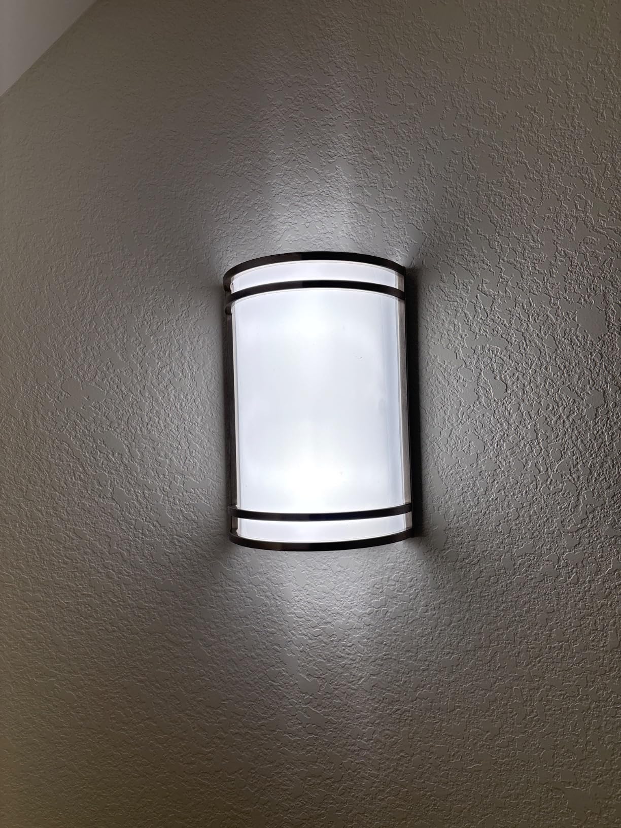 ASD Indoor LED Wall Sconce Lights, Brushed Nickel 3000/4000/5000K ETL customer photo 1