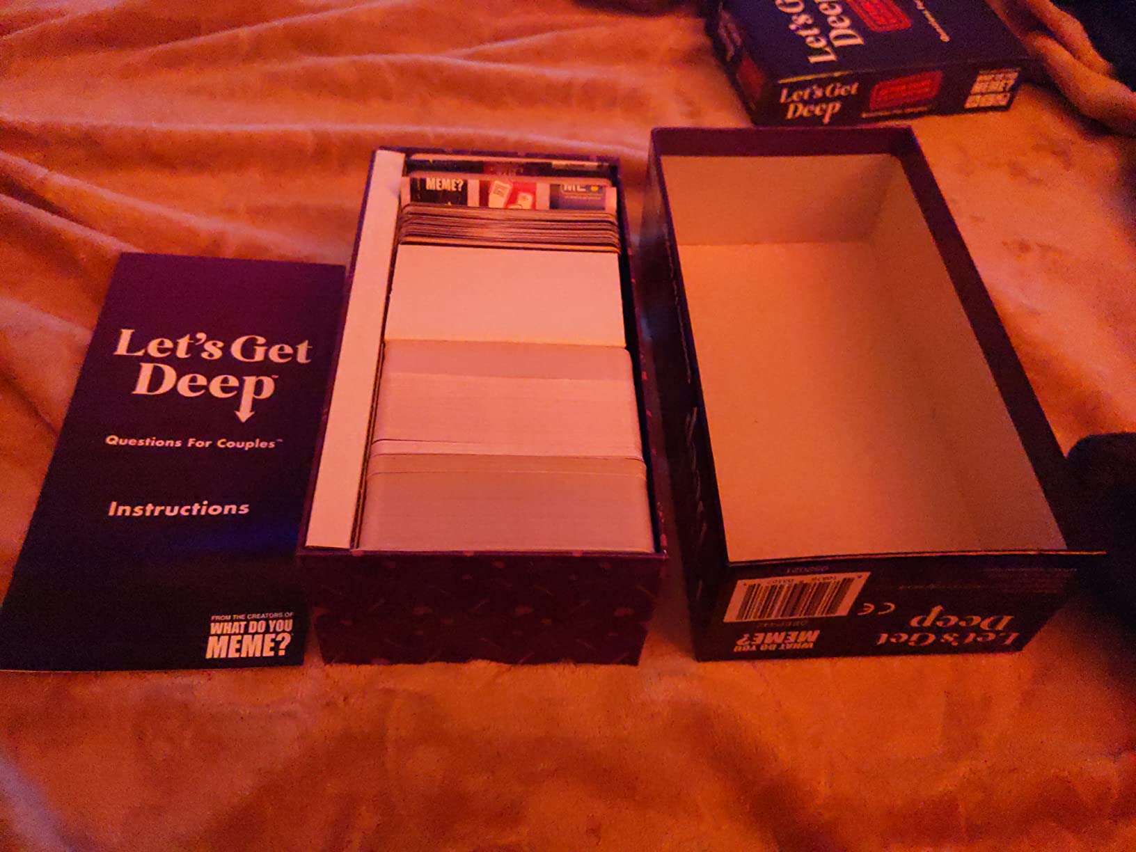 Let's Get Deep by Relatable, A Question Card Game for Couples, Great for Date Night Ideas, Couples Gifts, Wedding Gifts, and Long Distance Relationship Gifts, Includes 200 Cards to Build Up Intimacy customer photo 1