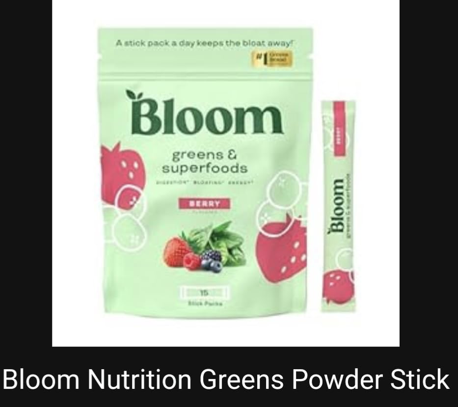 Bloom Nutrition Superfood Greens Powder, Berry, 30 Servings customer photo 2