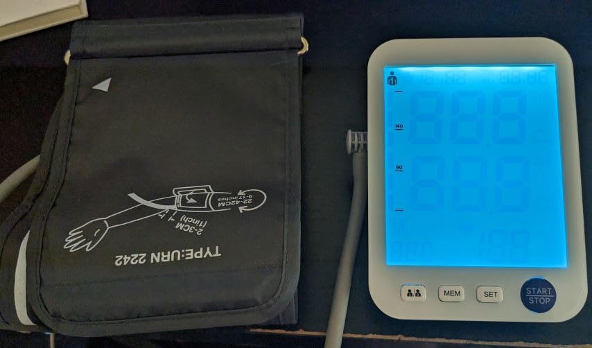 Blood Pressure Monitor Upper Arm with Large Cuff customer photo 2
