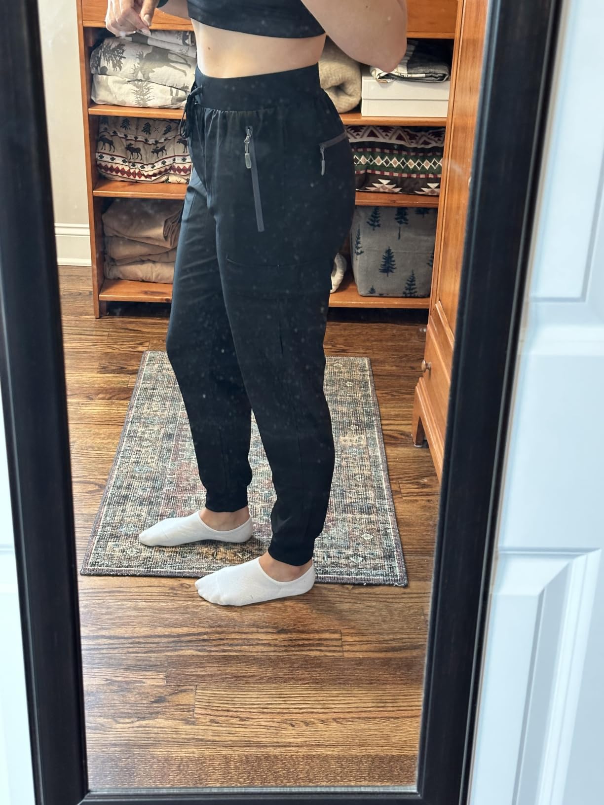 Libin Women's Hiking Cargo Pants Quick Dry Joggers Petitle/Regular/Tall customer photo 1