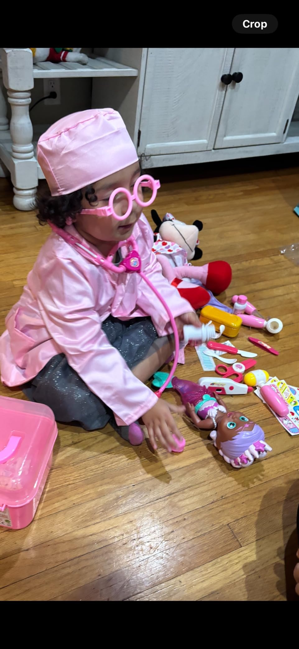 Liberry Doctor Kit Toy for Toddlers 3 4 5 Years Old, Pink customer photo 2