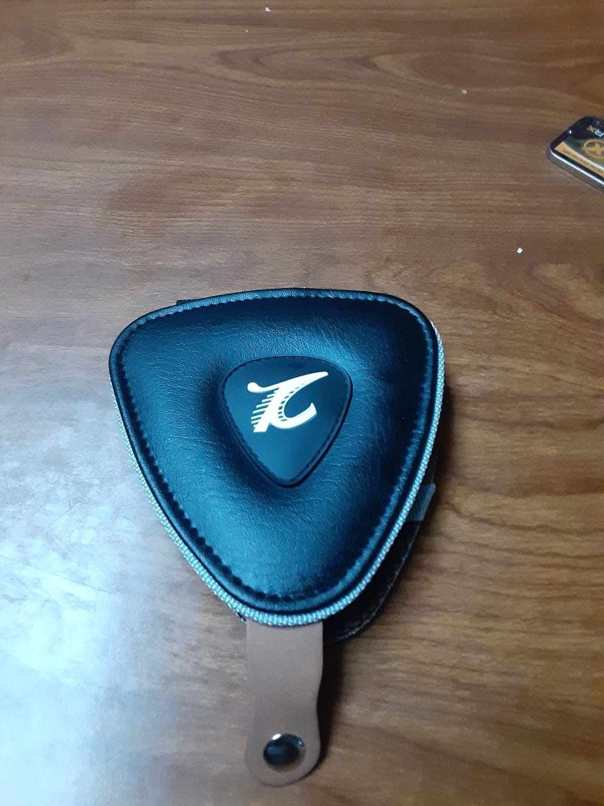 XTON Guitar Picks Holder, Picks storage Case,PU Leather Plectrums Box Organizer, Guitar Gift for Beginners (Case Only) customer photo 2