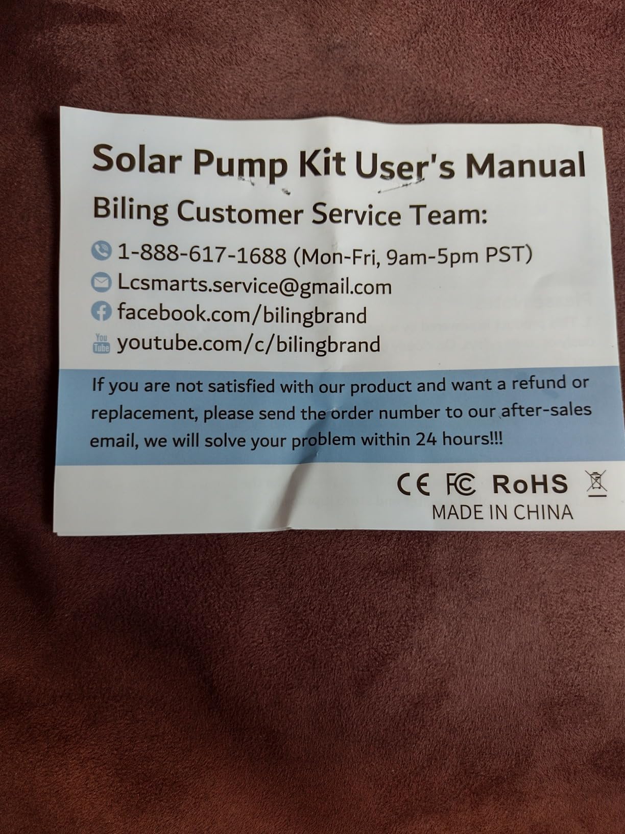 Biling Upgraded Solar Fountain Pump Kit with Ground Stake for Bird Bath customer photo 2