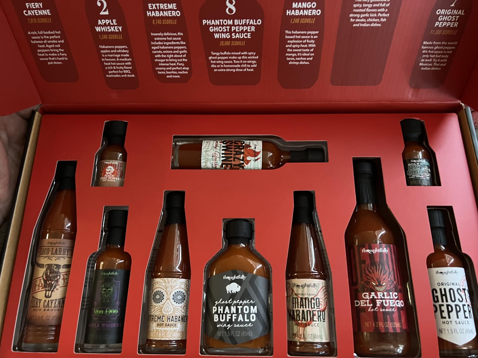 Hot Sauce Challenge Gift Set, Mild to Extreme Variety Pack, Set of 10 customer photo 1