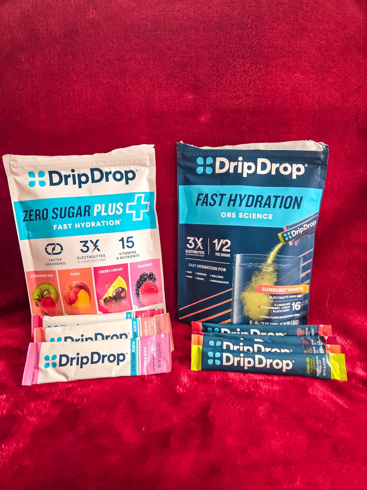 DripDrop Hydration Bold Variety Pack, Electrolyte Packets, 32 Count customer photo 1