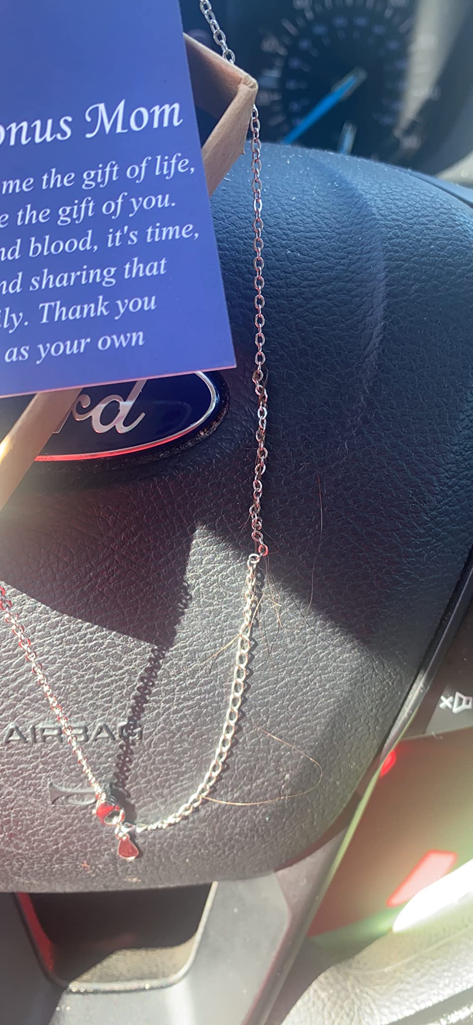 Bonus Mom Necklace Gifts, Stepmom Gifts from Daughter or Son customer photo 1