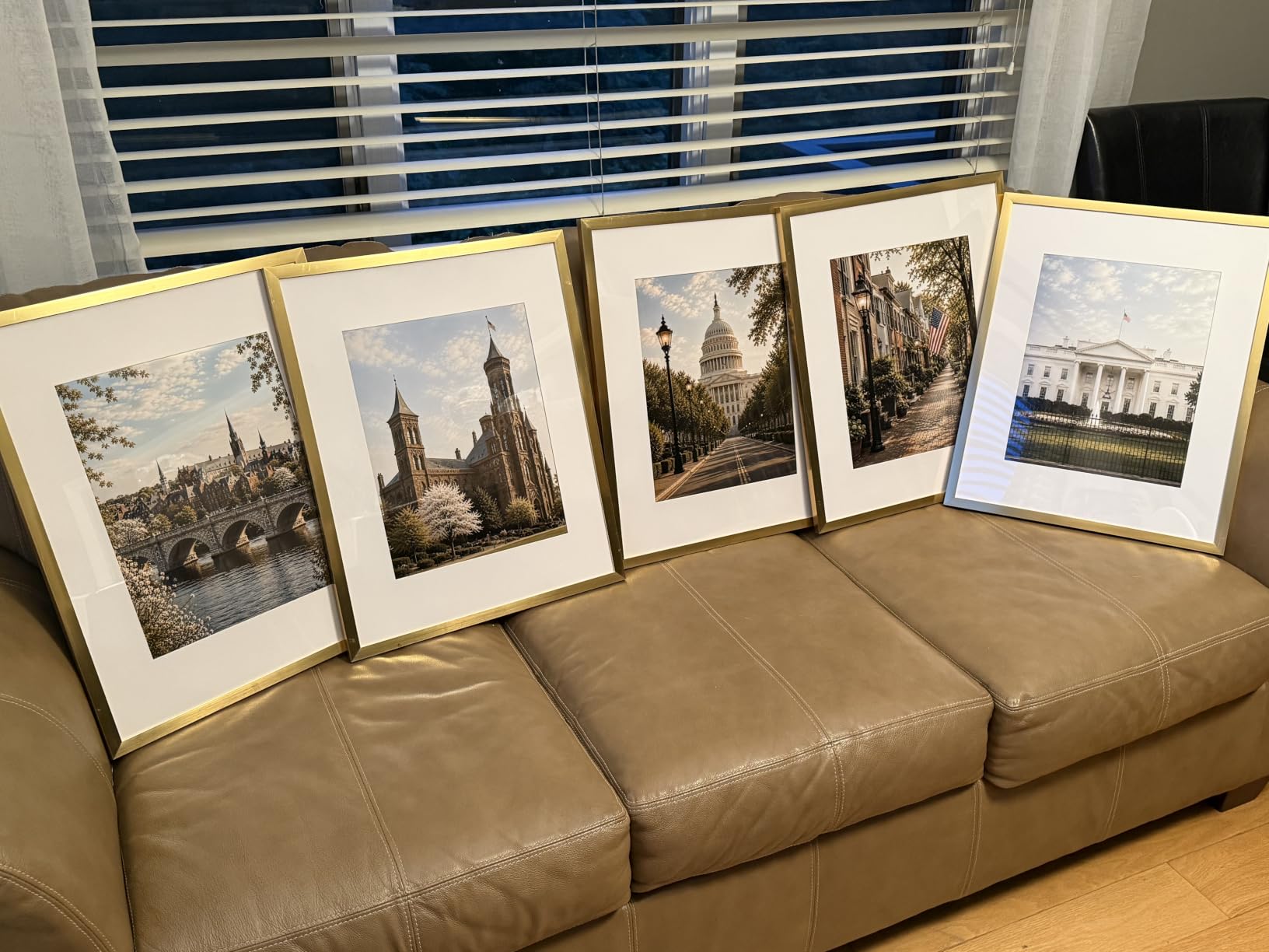 upsimples 8x10 Picture Frames, Gallery Wall Frames Set of 5, Black customer photo 2