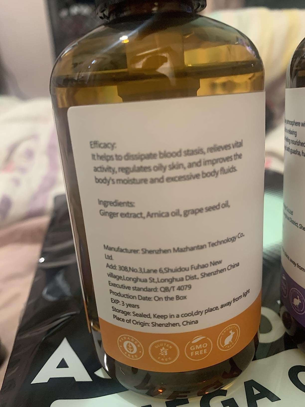 Massage Oil for Massage Therapy,Lymphatic Drainage-Ginger Oil Sore Muscle Arnica Oil&Lavender Oil Relaxing Massage Oils for Date Night,Massage Ball,Body Oil for Women,Mens Gifts,Birthday Gifts for Men customer photo 1