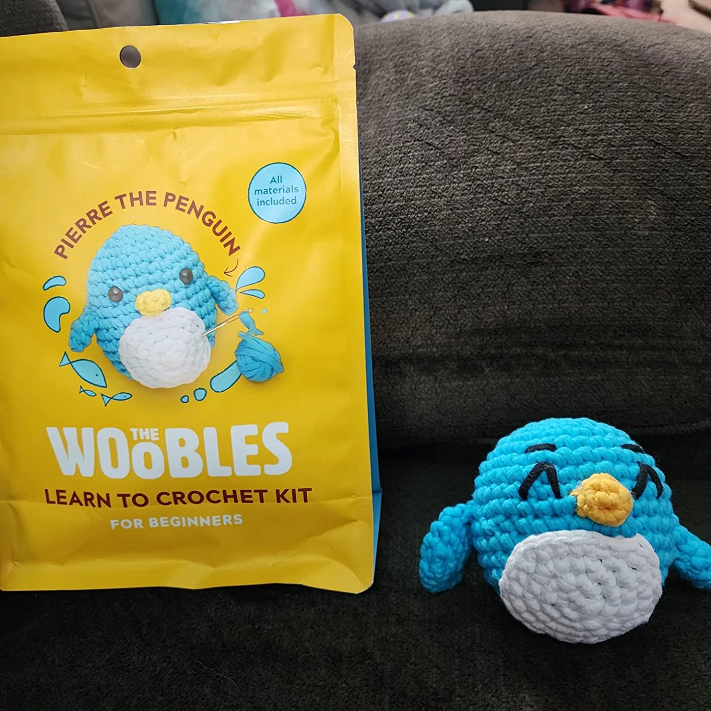 The Woobles Crochet Kit for Beginners - Pierre The Penguin customer photo 1