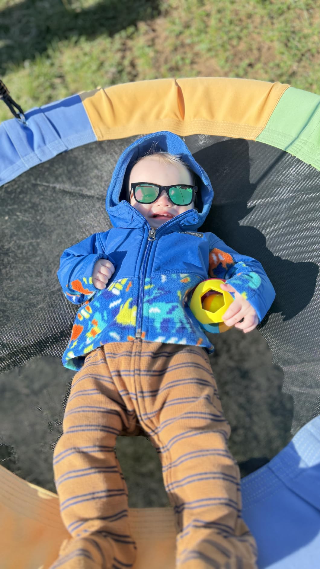 COASION Bendable Polarized Soft Baby Sunglasses with Strap Age 0-24 Months customer photo 1