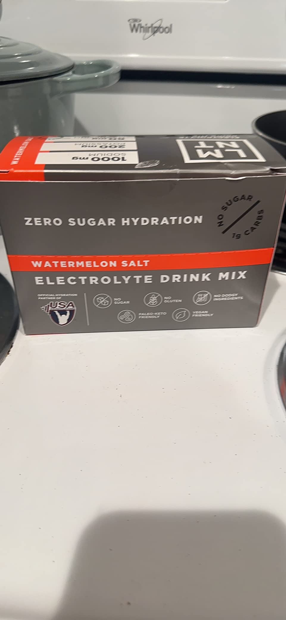 LMNT Zero Sugar Electrolytes - Watermelon Salt | Drink Mix | 30-Count customer photo 2