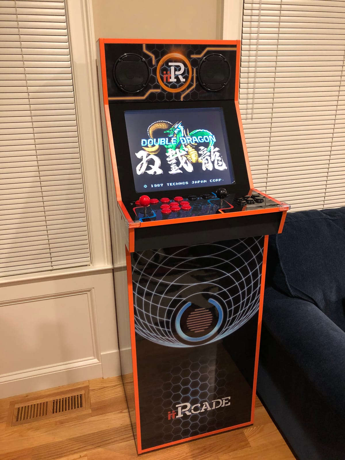 Premium Bartop Arcade Console Original Design 64GB Memory w/Expandable Game Library Wifi, Bluetooth, Sanwa-like Controls. Pre-Loaded With 11 Games Including Dragon's Lair, Beach Buggy Racing and more! customer photo 1