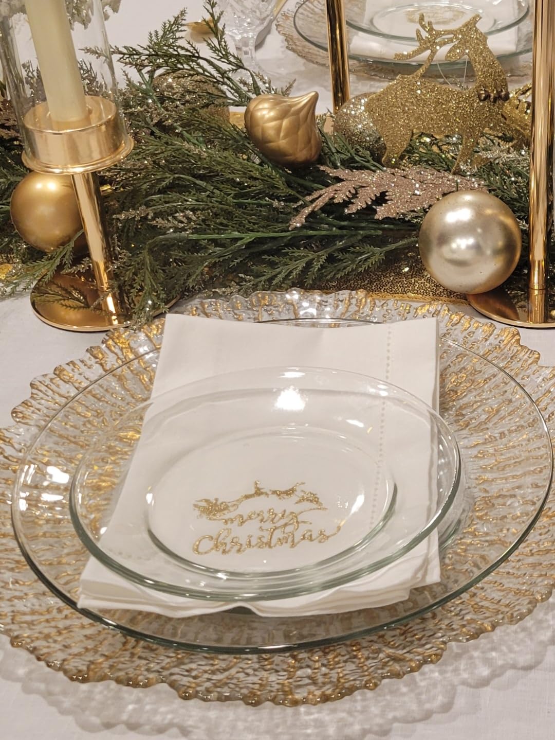 HOMIDATE Linen Cotton Cloth Dinner Napkins, 18x18, Set of 12 customer photo 2