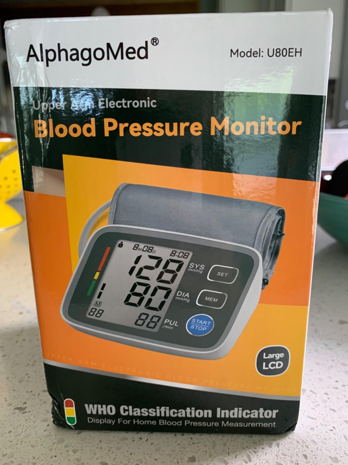Automatic Upper Arm Blood Pressure Monitor 2 Cuff Sizes customer photo 2