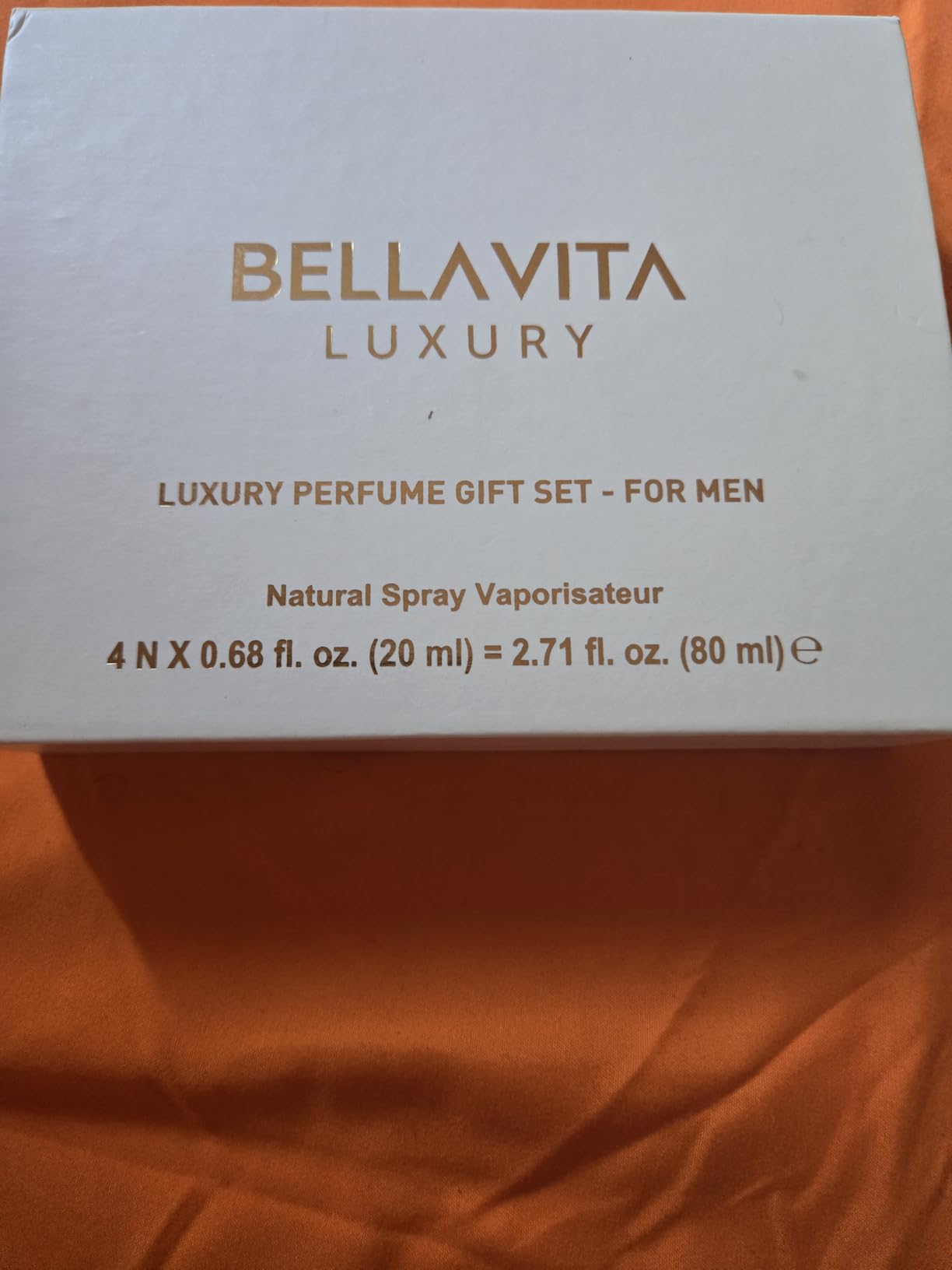 Bella Vita Organic Man Luxury Perfume Gift Set 4x20 ML for Men with Dominus, Oud, CEO, Impact Perfume|Woody, Citrusy Long Lasting EDP & EDC Fragrance Scent |80 ML customer photo 1