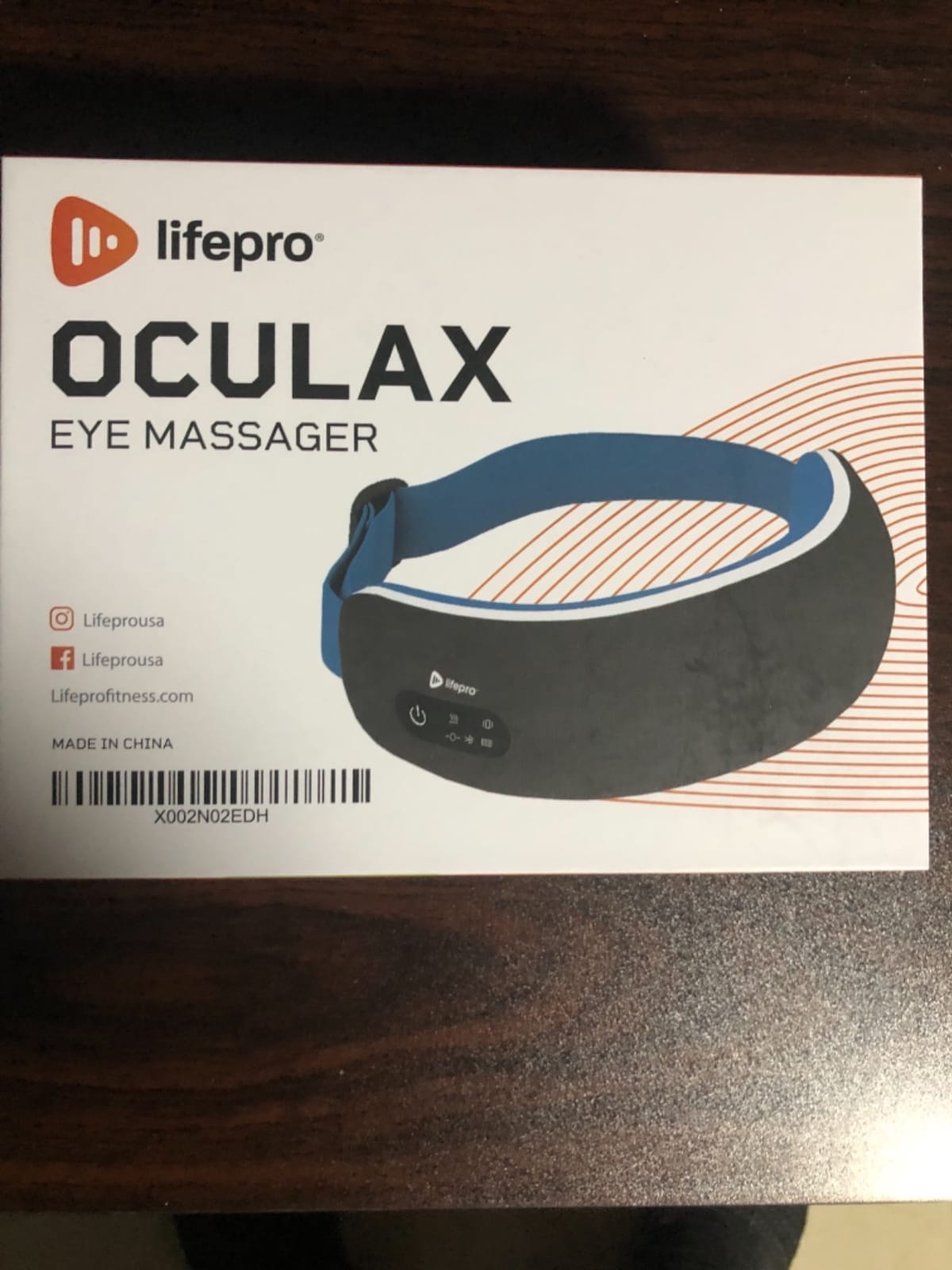 Lifepro Oculax Portable Eye Massager with Heat and Vibration | 4 Soothing Modes - Compression Massage Support Reduce Puffy & Dry Eyes - Rechargeable Heated Migraine Mask Bluetooth Music customer photo 2