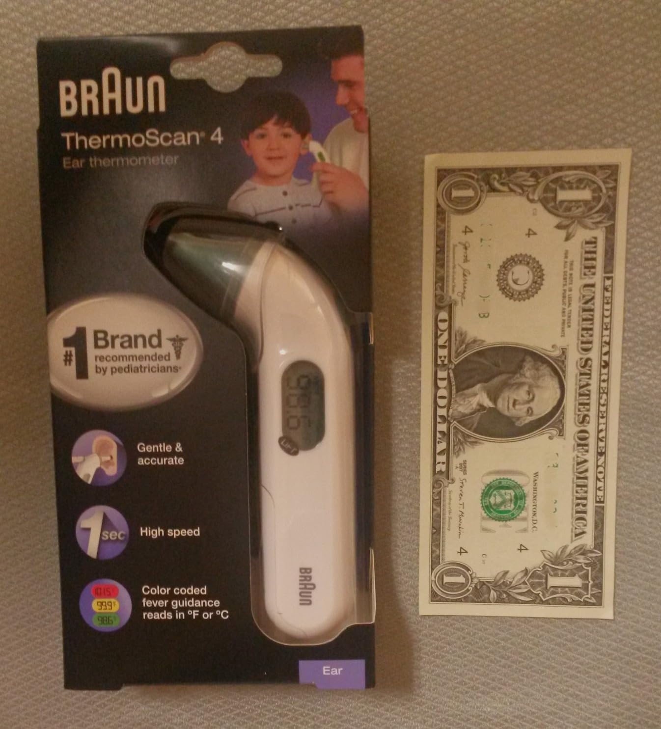 Braun ThermoScan 4 Digital Ear Thermometer for Kids and Adults customer photo 2