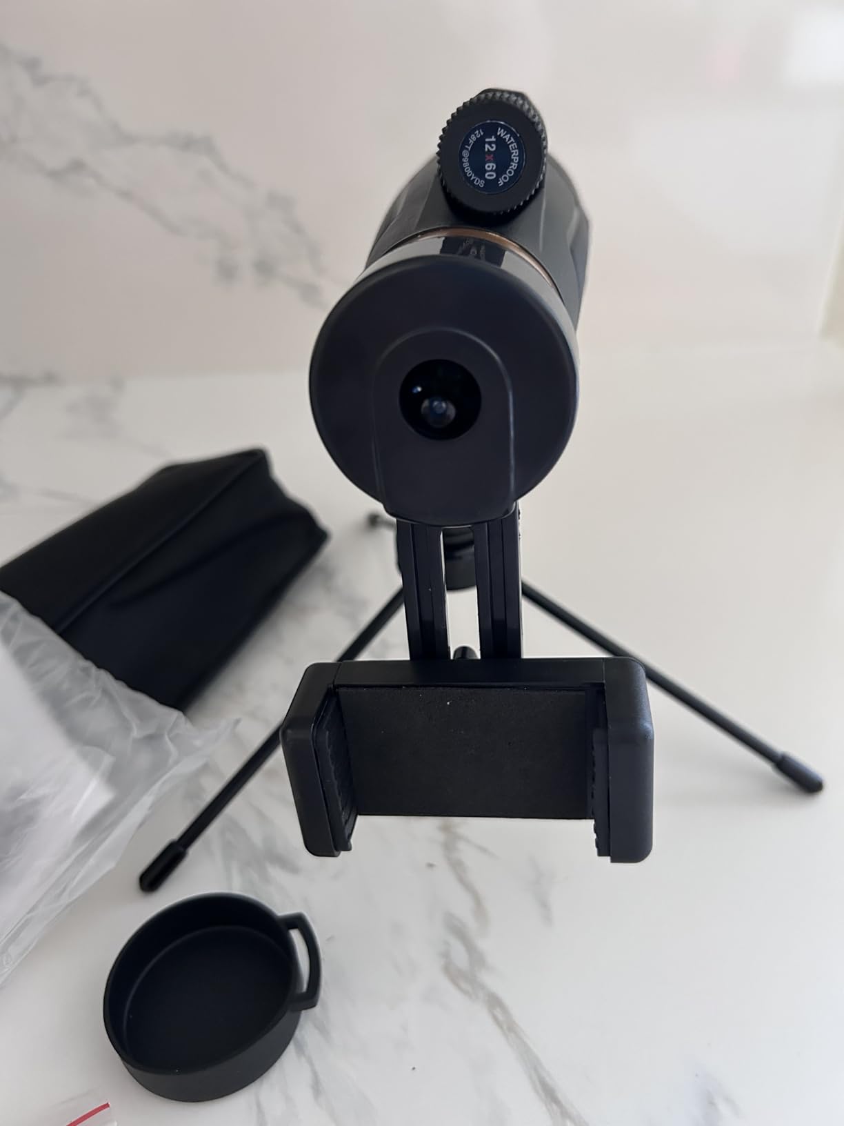 12x60 Monocular Telescope, Birthday Gifts for Men Dad Husband Him Son customer photo 1