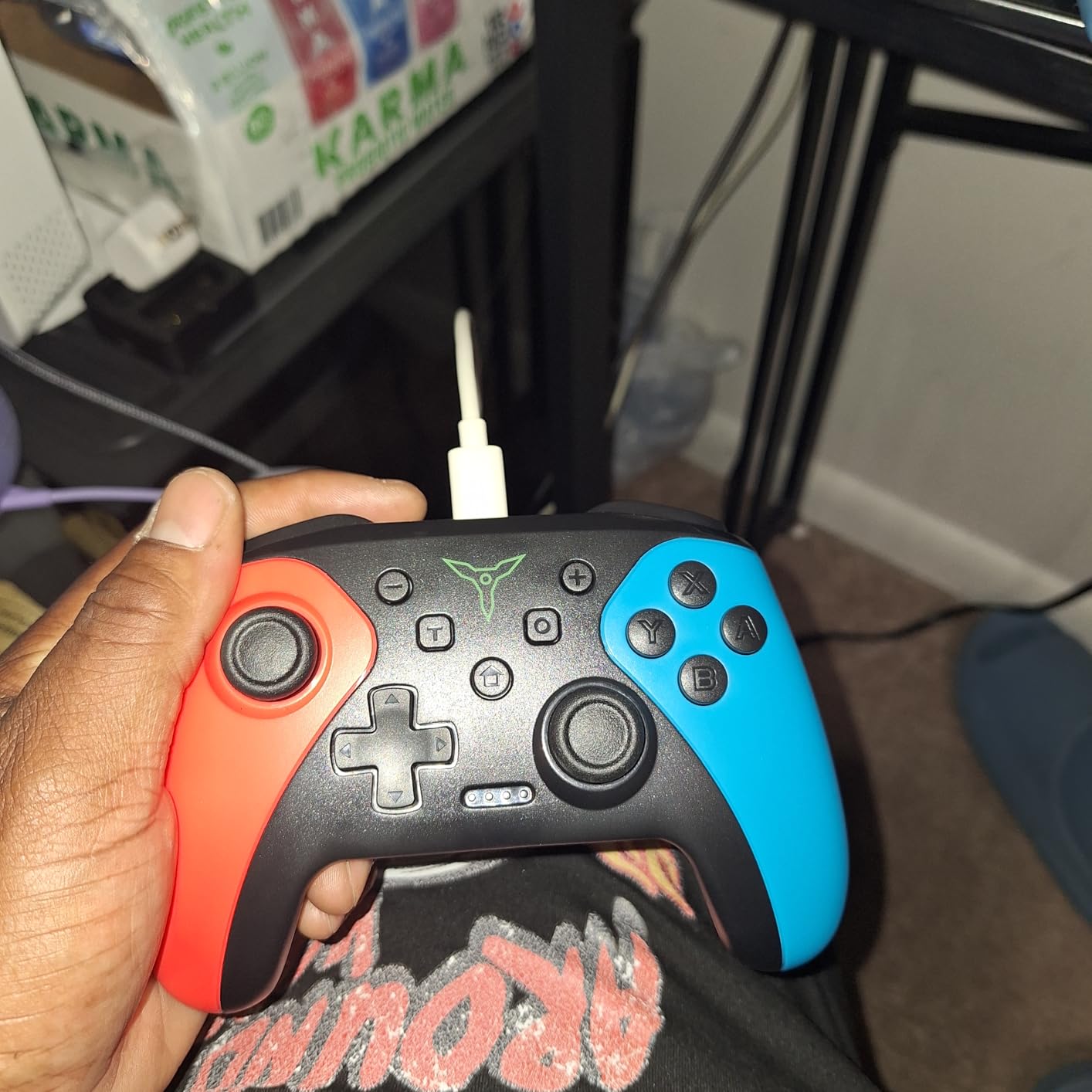 Wireless Switch Controller for Nintendo Switch/Switch 2/Lite/OLED Controller, Switch Controller with a Mouse Touch Feeling on Back Buttons, Extra Switch Pro Controller with Wake-up,Programmable, Turbo Function customer photo 2