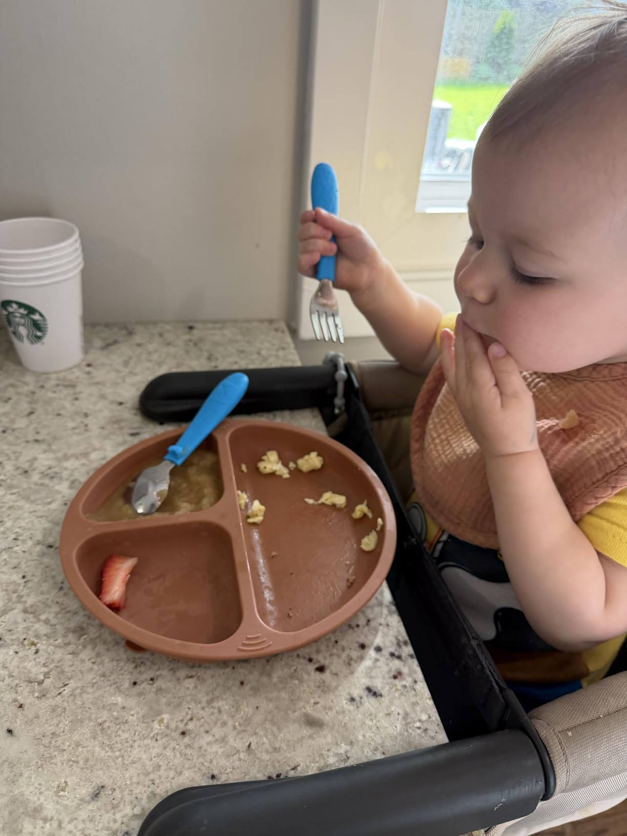 Elk and Friends Baby/Toddler Silverware with Silicone Handles | 6pcs customer photo 2