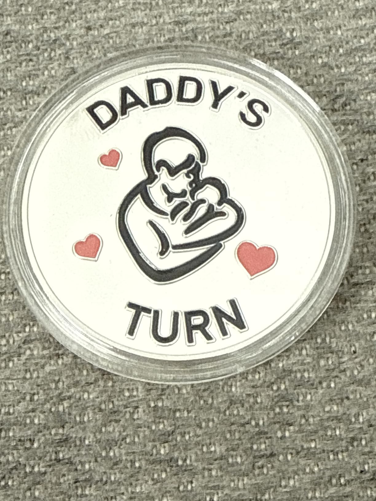 Funny Double Sided Decision Making Coin for New Parent Gifts customer photo 2