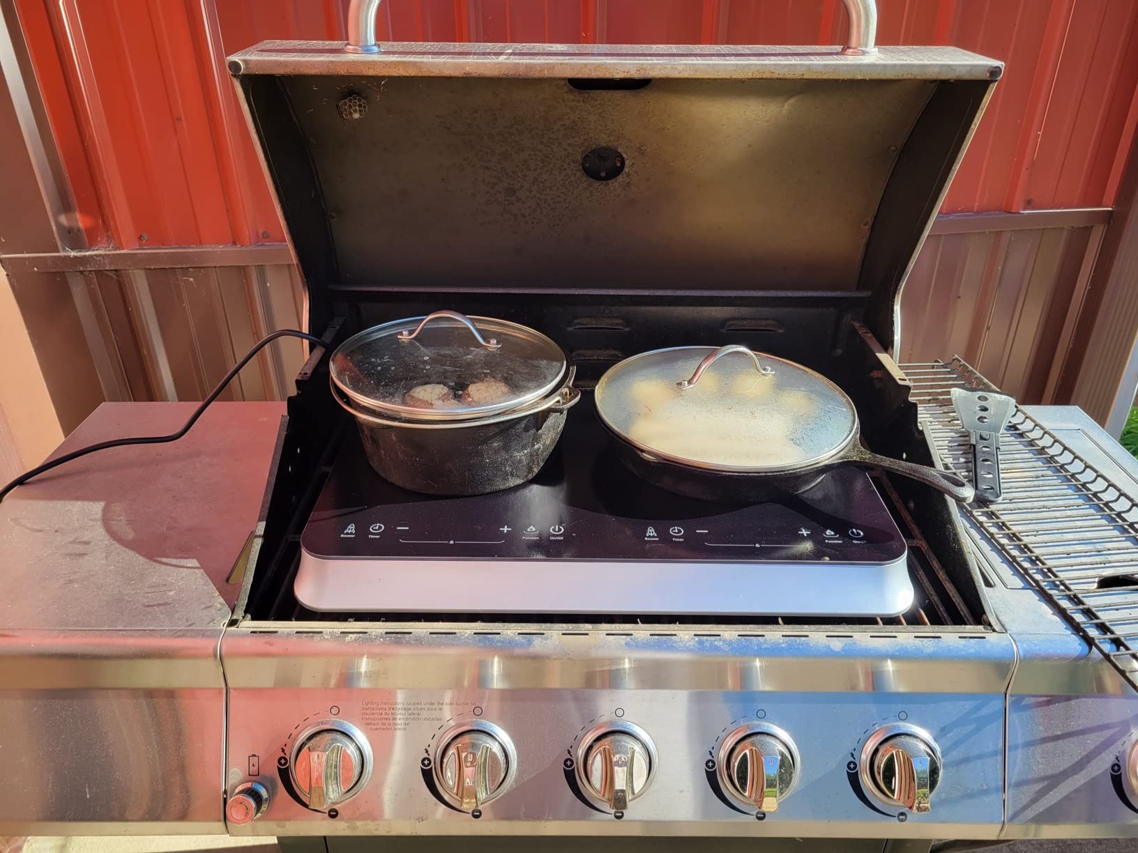 COOKTRON Portable Induction Cooktop 2 Burner, 1800W with Booster customer photo 1