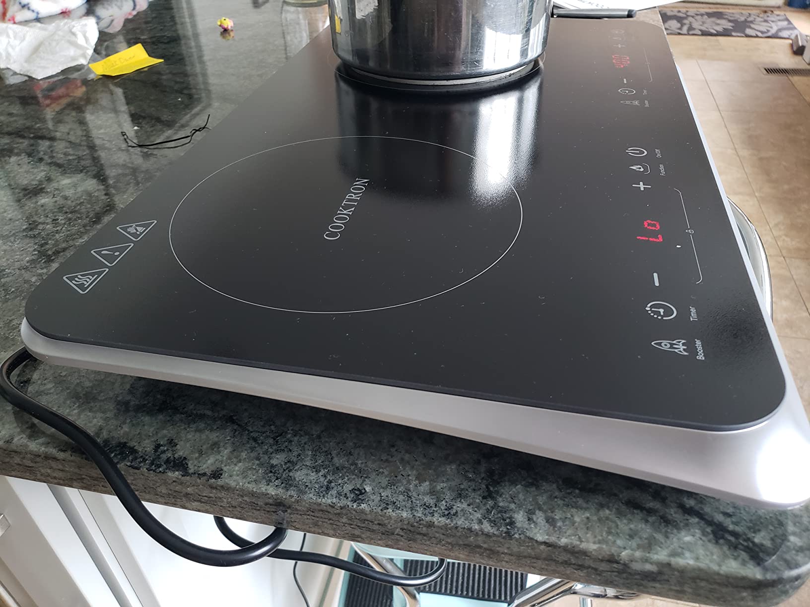 COOKTRON Portable Induction Cooktop 2 Burner, 1800W with Booster customer photo 2