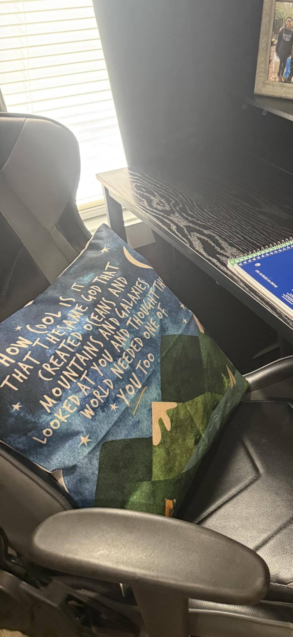 Littlefa Mountains Throw Pillow Cover-The Same God Creation,Inspiring Gifts customer photo 1