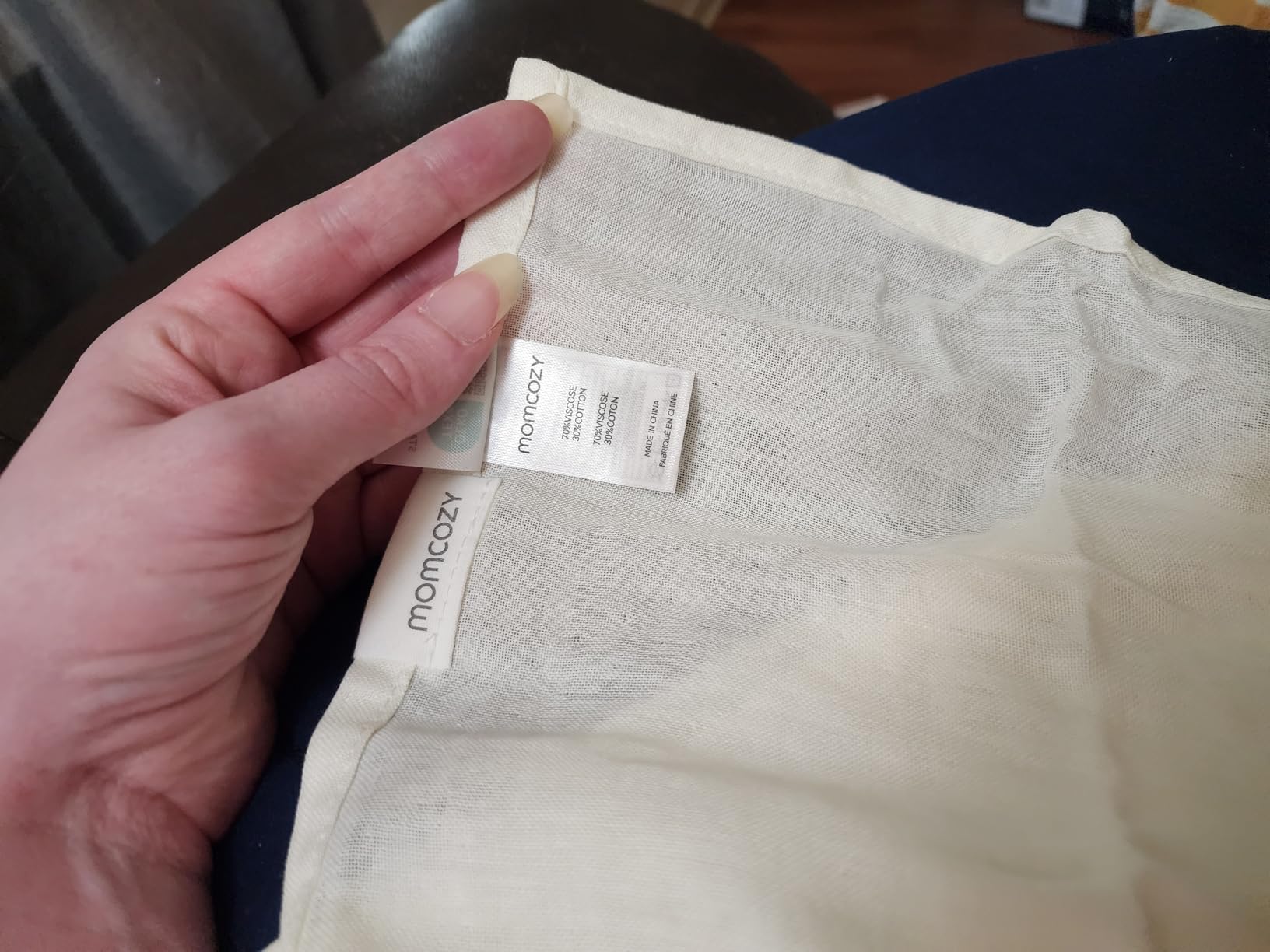 Momcozy Muslin Swaddle Blankets, 4-Pack, Large 47
