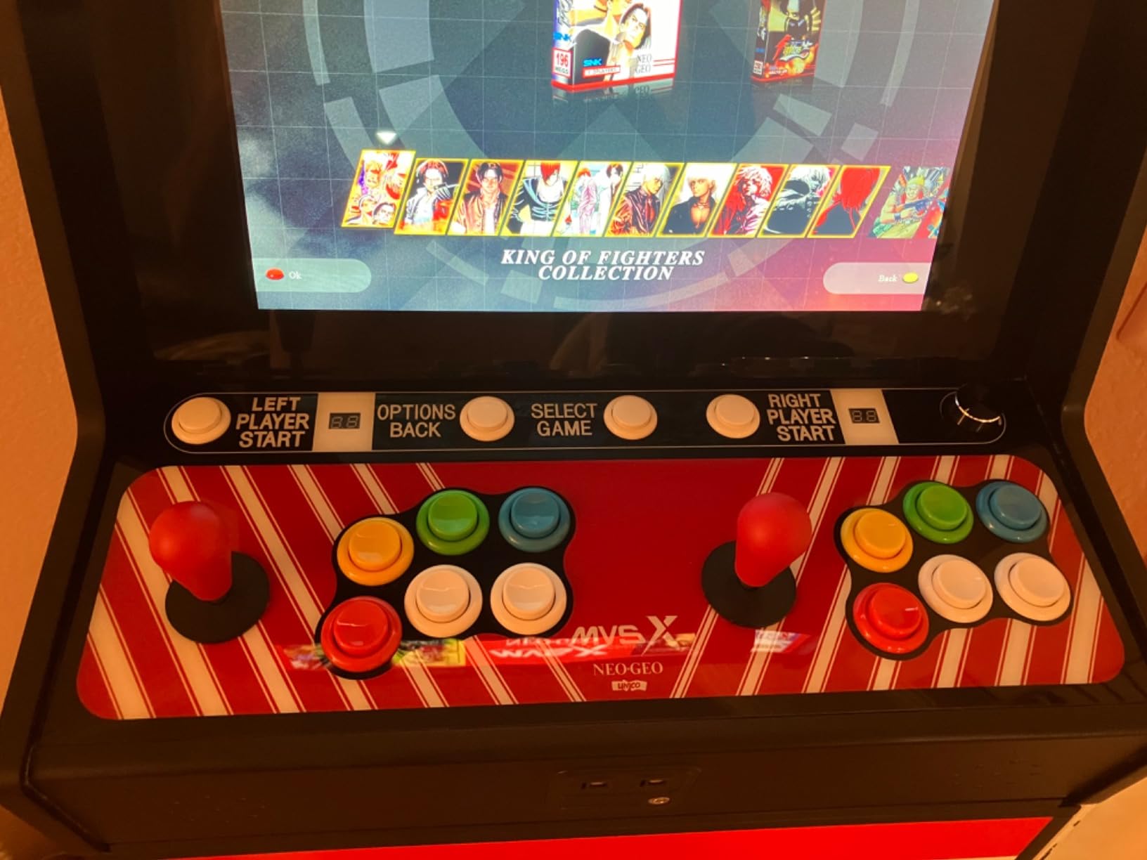 UNICO MVSX Home Arcade, Preloaded 50 SNK Licenced Retro Games, Support Two Players to Play Games Concurrently, Including The King of Fighters/Metal Slug and More customer photo 1