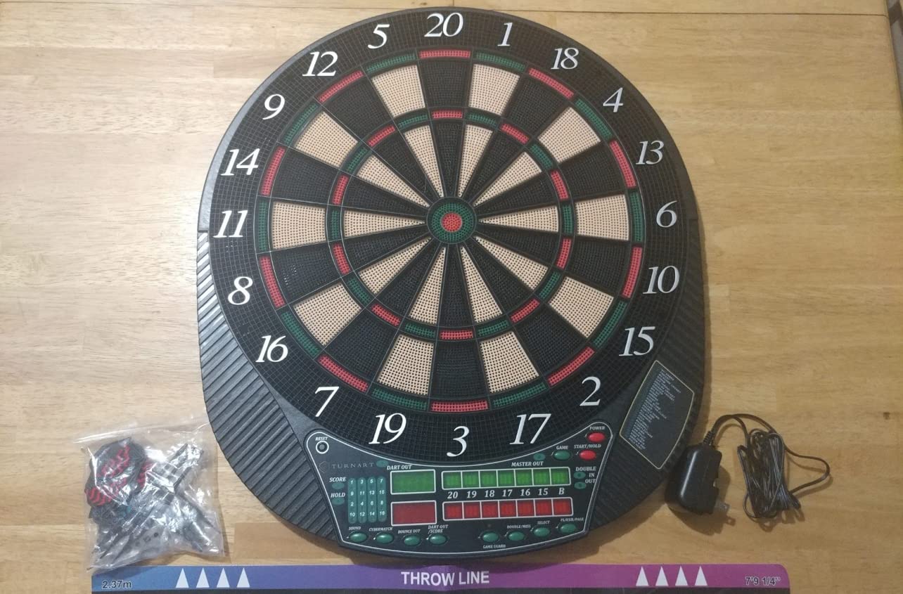 Turnart Electronic Dart Board for 16 Players LED Display customer photo 1