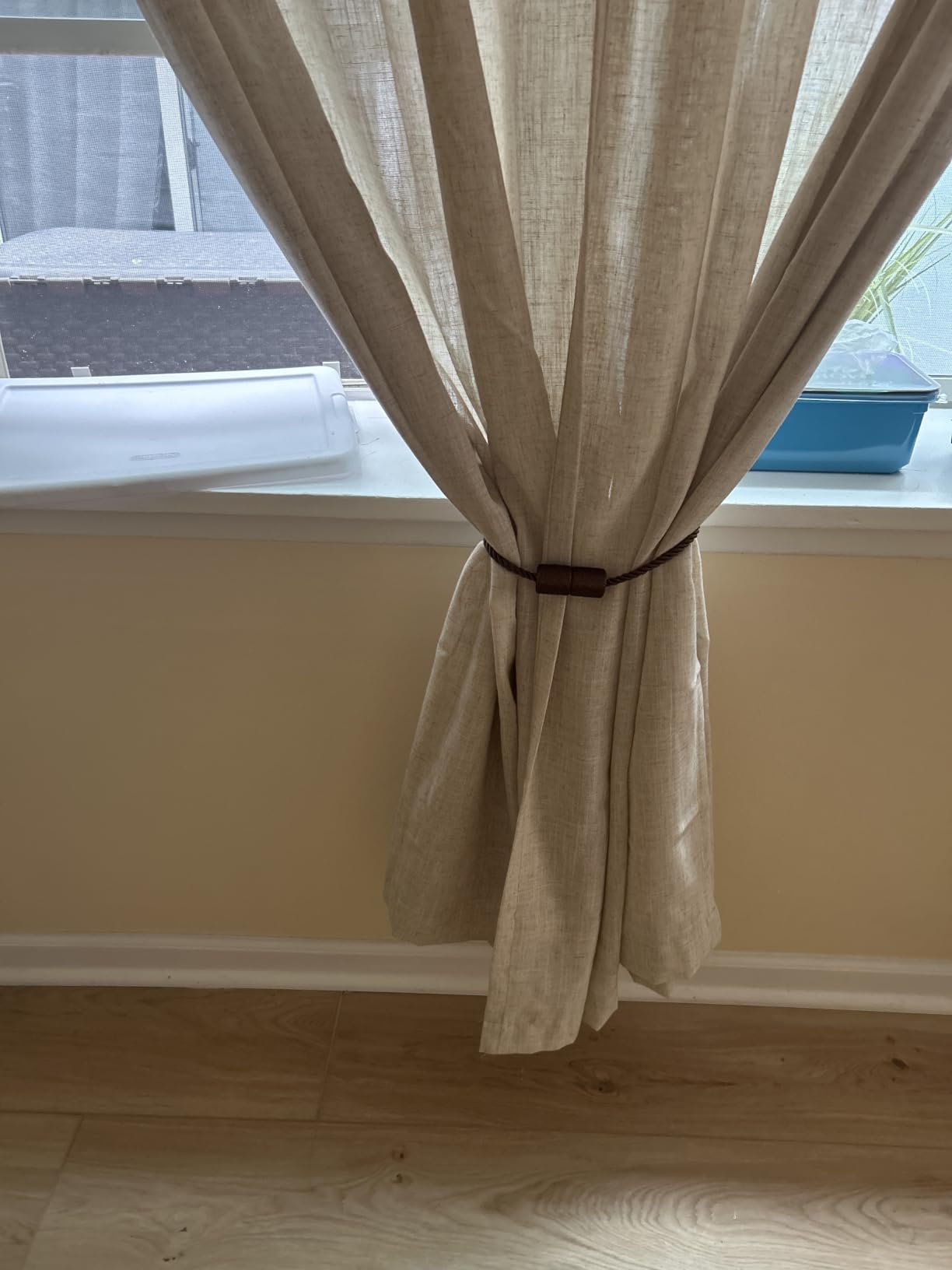 Magnetic Curtain Tiebacks Holdbacks Decorative Tie Backs for Windows Porlau customer photo 1